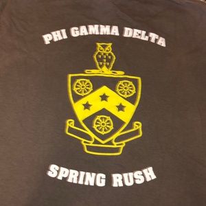 FIJI (phi gamma delta) pocket tee